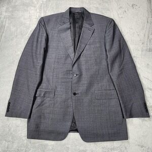 Canali Blazer Jacket Mens 44 Large‎ Gray Wool Made Italy Sport Coat Nordstrom